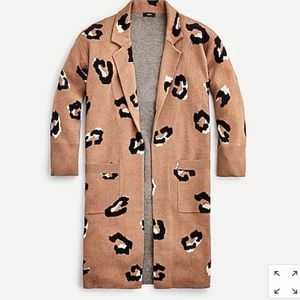 Ella open-front long sweater-blazer J.Crew